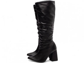 Bota Franzida Feminina Preta
