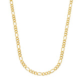 Corrente Dourada Masculina Elo 3 por 1 &#8211; 4mm