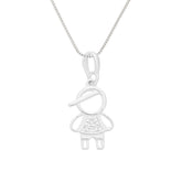 Colar Filho com Zircônia em Prata 925