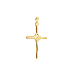 Pingente Dourado Crucifixo