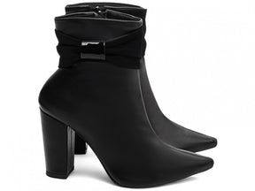 Bota Bico Fino Cano Médio