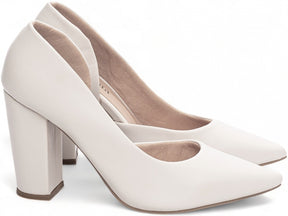 Sapato Scarpin  Aberto do Lado