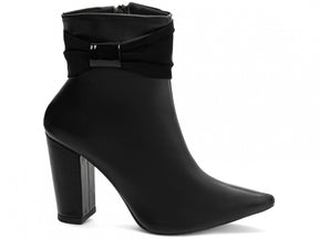 Bota Bico Fino Cano Médio